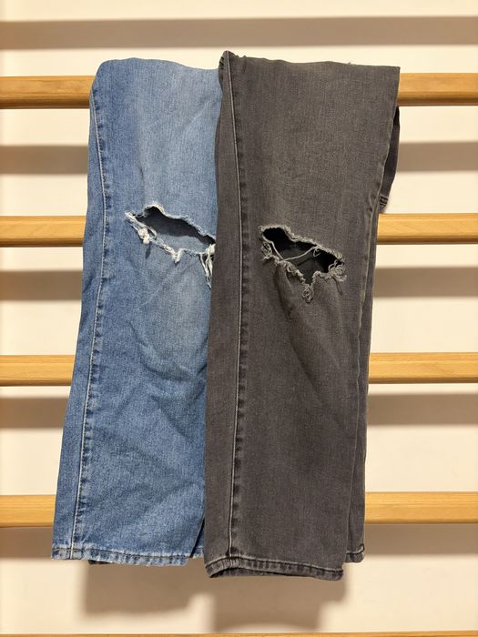 Zara jeansy z dziurami rozmiar 164