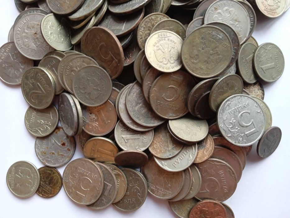 лот монет  много 1-2-5-10-50 коп