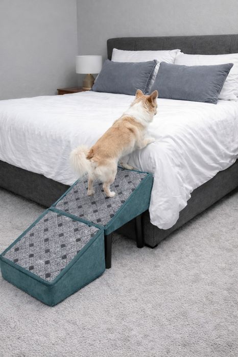 Pufa / podest / rampa dla psa – velvet | Polski producent
