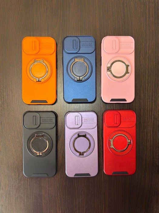 Чохол на айфон, з захистом камери і підставкою