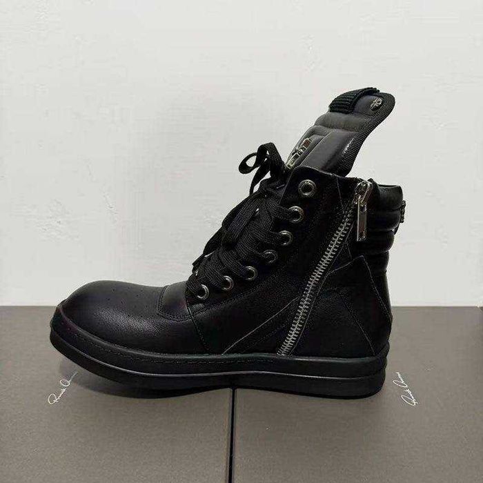 Ботинки Rick Owens x Chrome Hearts geobasket геобаскет