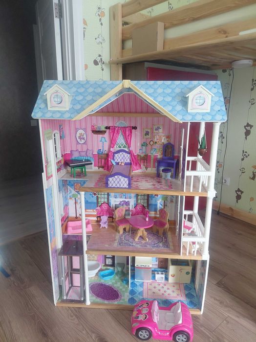 Великий будиночек для барби чи лялек. 120 см