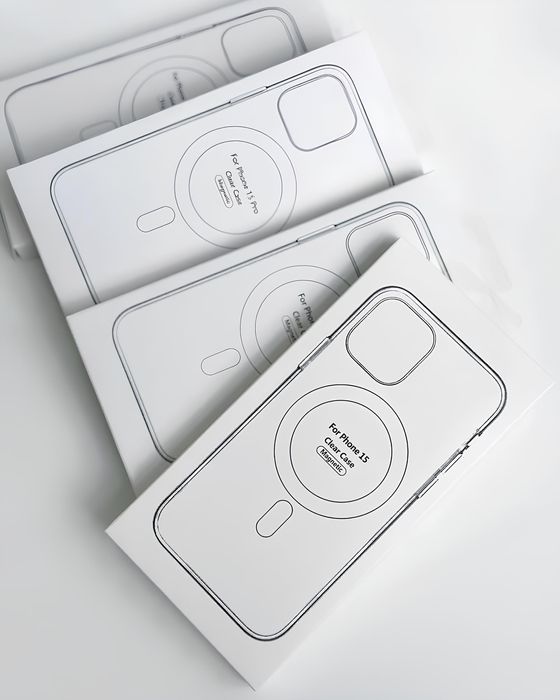 Чохол Clear Case MagSafe на iPhone 15 Pro | Магсейф чехол Айфон 15 Про