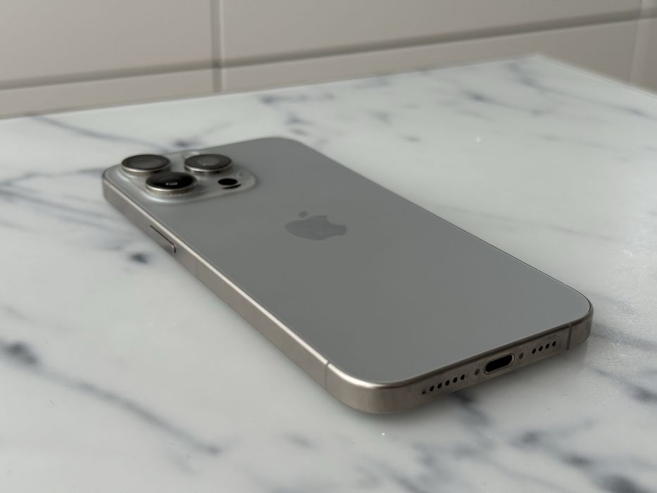 Iphone 15 pro max natural titanium 256