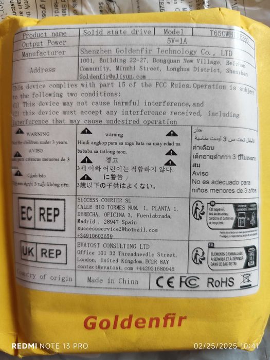 Продам ssd 360gb Goldenfir