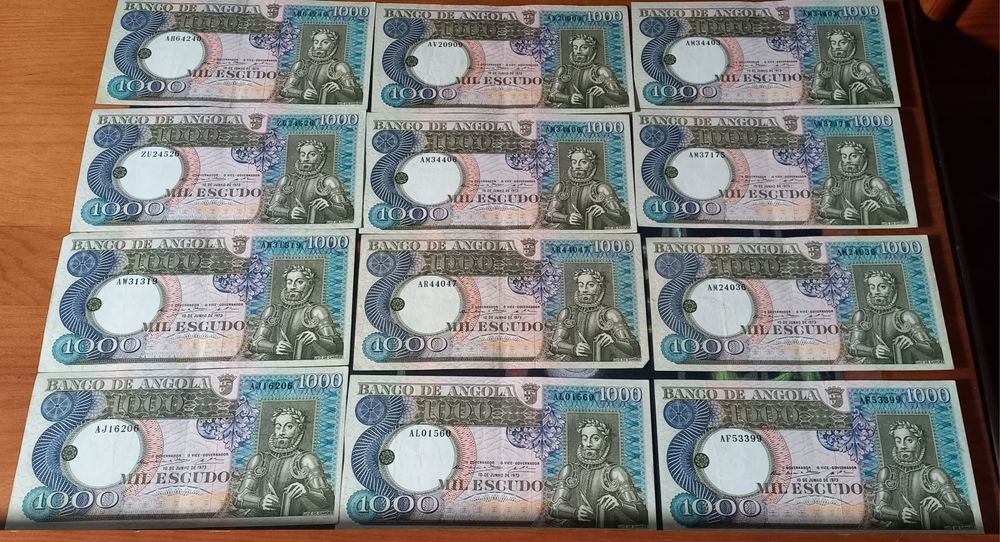 Notas de mil escudos de Angola
