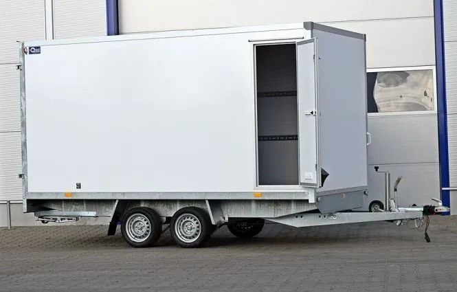Blyss FC2740 HTL Drzwi boczne  Furgon na kołach pod platformą, 400 x 200 kontener zamykany hamowany