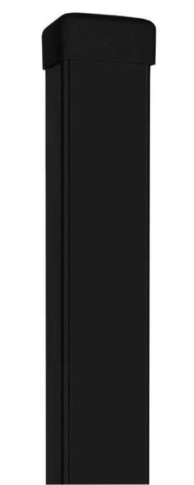 Słupek ogrodzeniowy 60x40 czarny ocynk  260 cm 2,6m 9005 Panele słupki