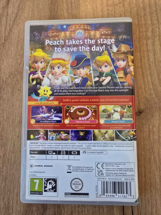 Princess peach showtime , Nintendo Switch
