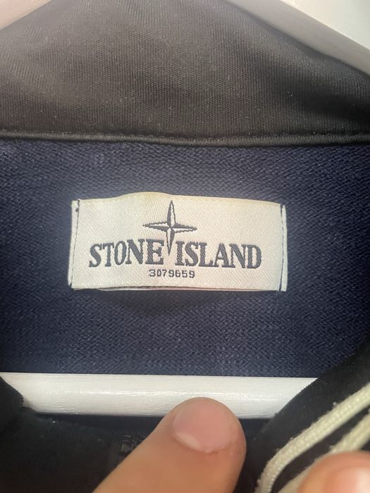 Stone island knit zip