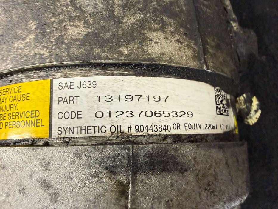 Kompresor Klimatyzacji Opel Vectra C Astra H 1.9 CDTI 8V  1319--719-7