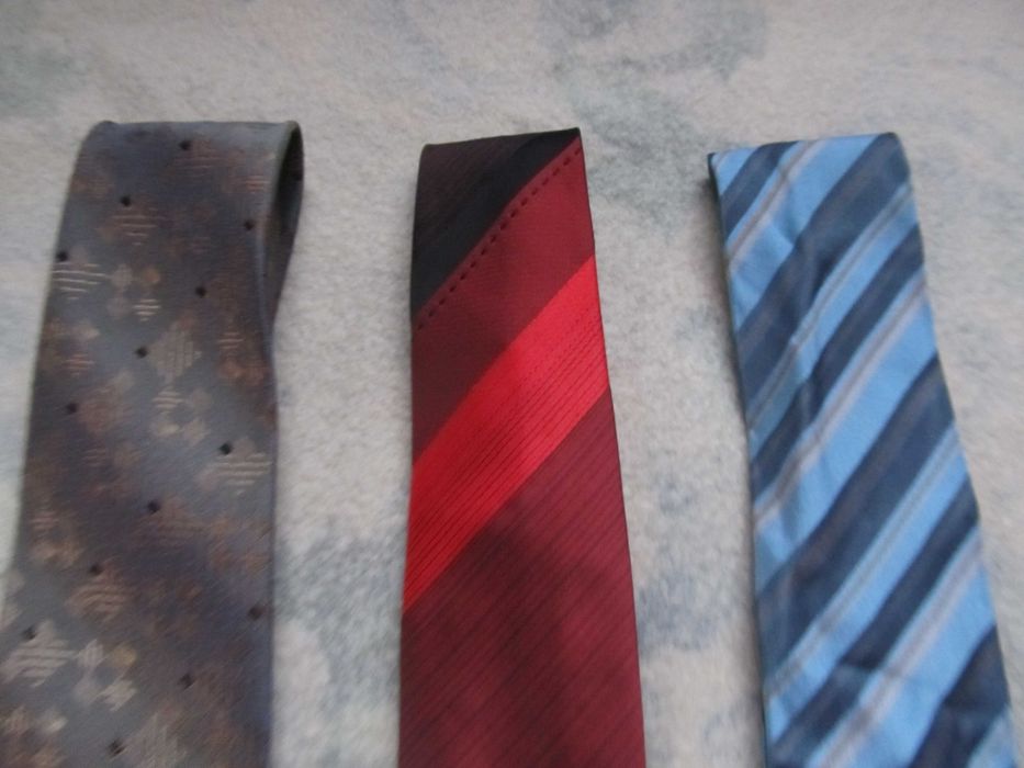 Галстук винтаж Узкий Alpi Arseda, Setura Gold и Prague Centrotex