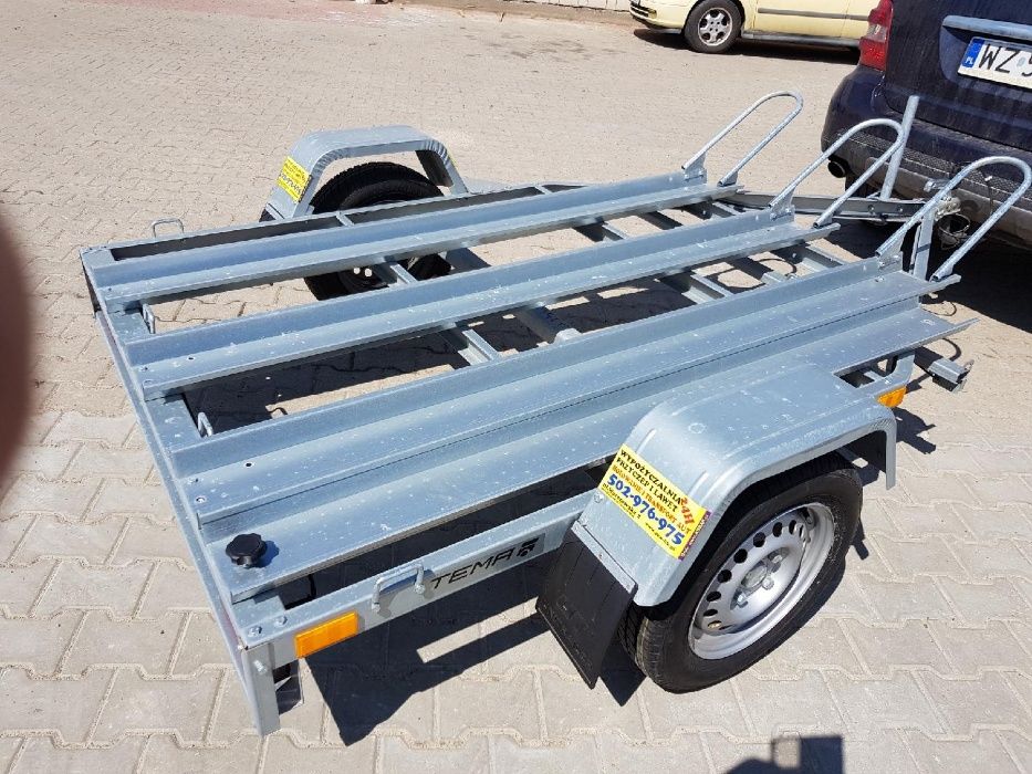 wynajem wypozyczalnia przyczep i lawet motocyklowej Quada