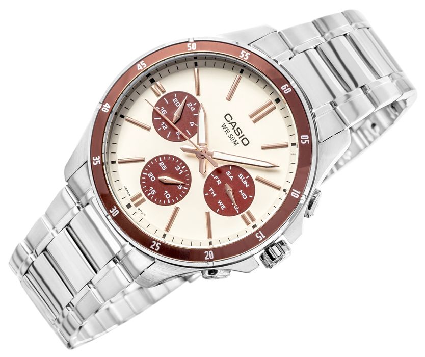 zegarek męski casio mtp-1374d-5a2 + box