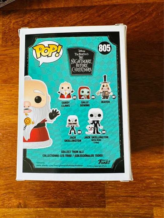 Pop Funko Nightmare Before Christmas - Sandy Claws 805