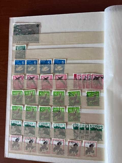 Selos Japão – 240 selos (cerca de 70 diferentes)