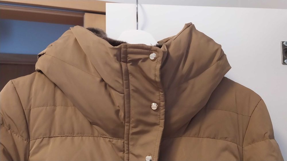 Casaco comprido impermeável