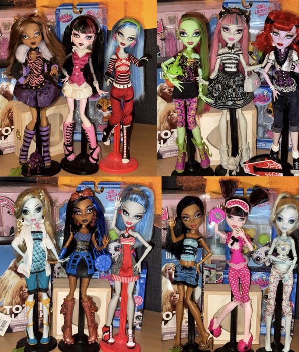 Ляльки куклы Монстер Хай Monster High Ever After High Евер Афтер Хай Bratz Bratzillaz Pullip Winx