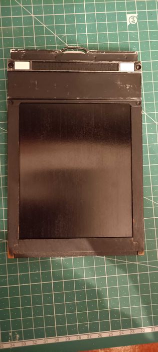 4×5 film holder cassete filme fotografia analógica