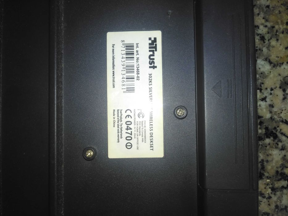 Teclado wireless com rato