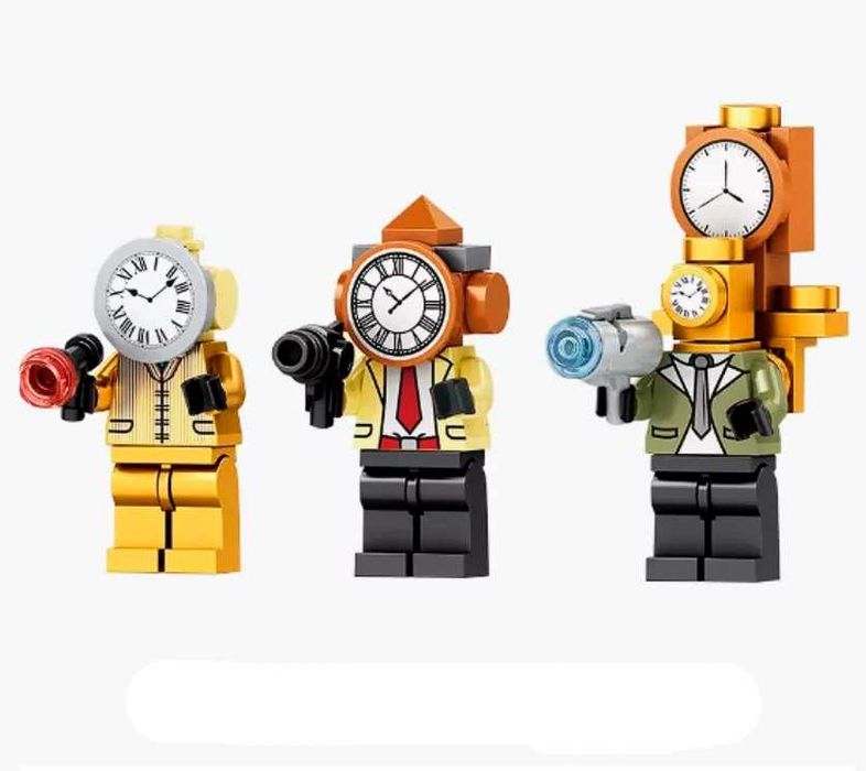 Лего Скибиди Туалет большой Клок-мен, 462 детали. Lego Skibidi Toilet