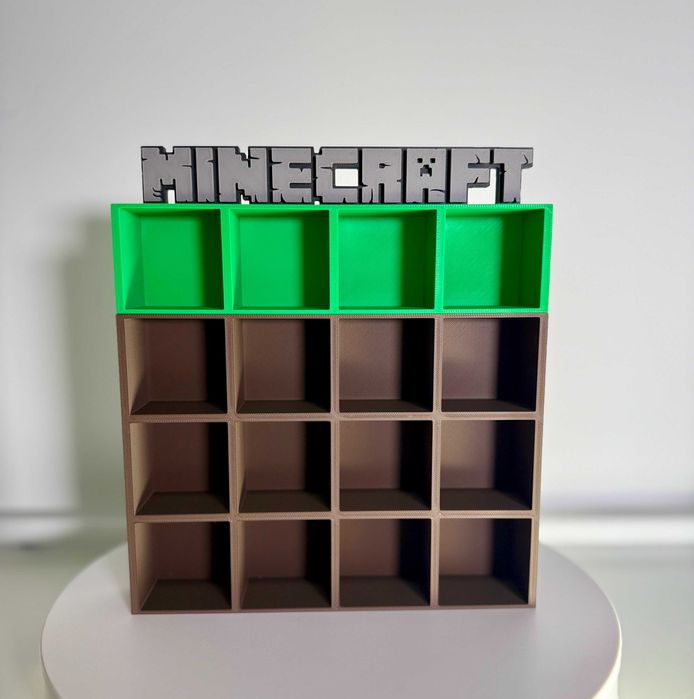 ‼️ЗРУЧНА поличка для фігурок кіндер Minecraft Стенд Підставка Майнкраф