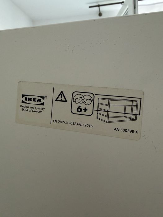 Łóżko piętrowe Ikea Smastad