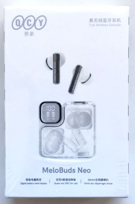 Оригінальні бездротові TWS навушники QCY MeloBuds Neo