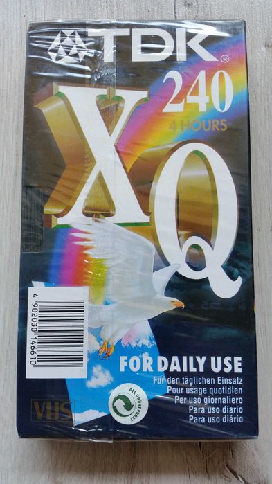 Kaseta VHS TDK E-240XQEB  nieużywana