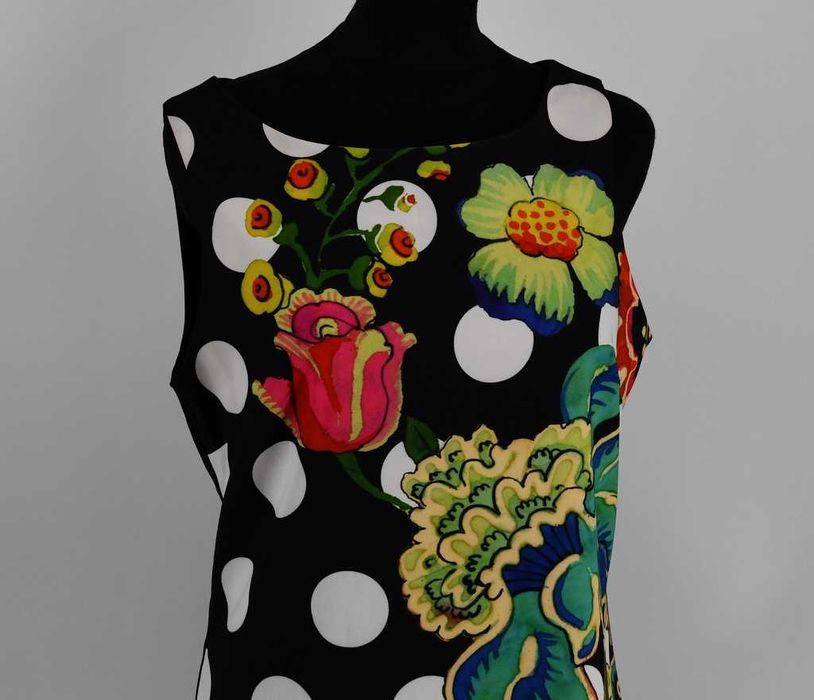 Sukienka Desigual 40 prosta grochy