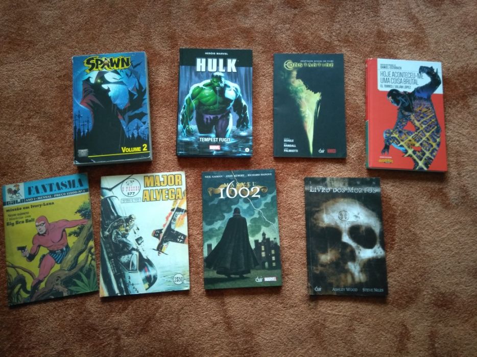 Pack livtos banda desenhada Marvel. Clássicos e Image