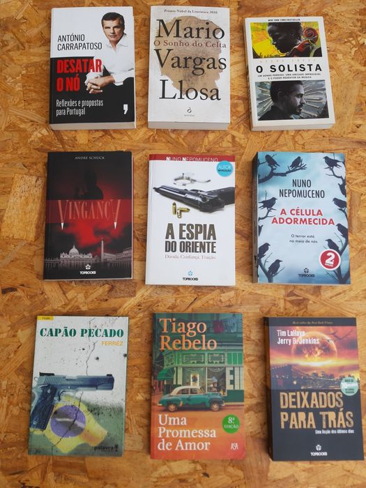 Livros romances biografias etc . portes envio gratis