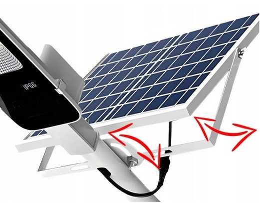 Latarnia Ogrodowa Solarna Na Słup MEGA MOCNA 2000W 247 LED Uliczna LED