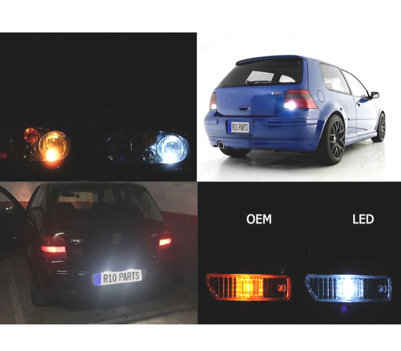 KIT 8 LAMPADAS LED EXTERIOR PARA VOLKSWAGEN VW GOLF 4 GTI 99-05