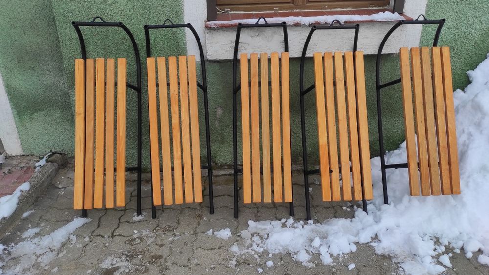 Sanki metalowe Nowe spawane gratis sznurek