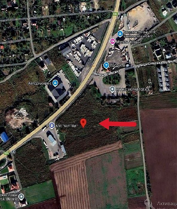 Земельна ділянка комерція !!!  1.7 га