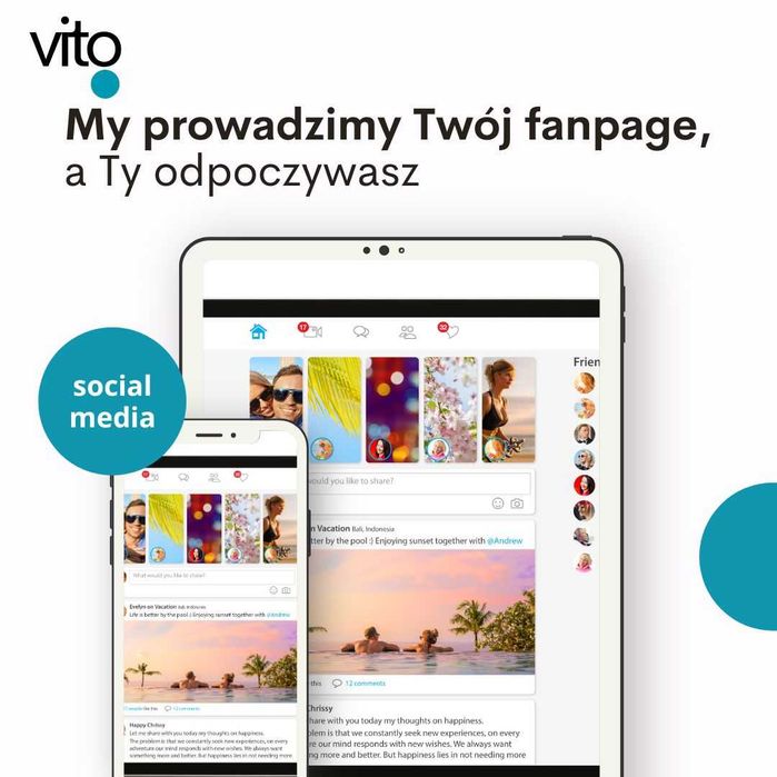 prowadzenie social mediów, strony www, wizytówki googla, marketing,