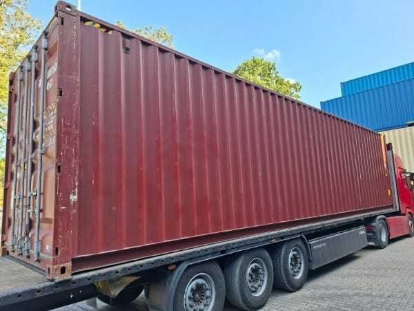 KONTENER morski magazynowy, 40 ft HC, 12 m podwyższony używany