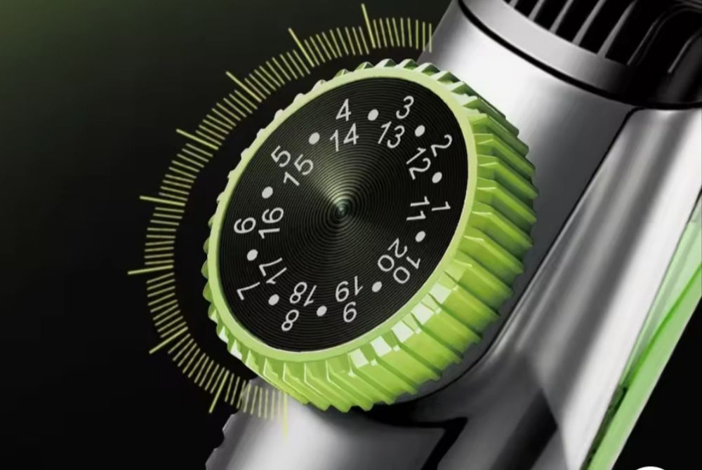 Próżniowy trymer do włosów i brody dla mężczyzny