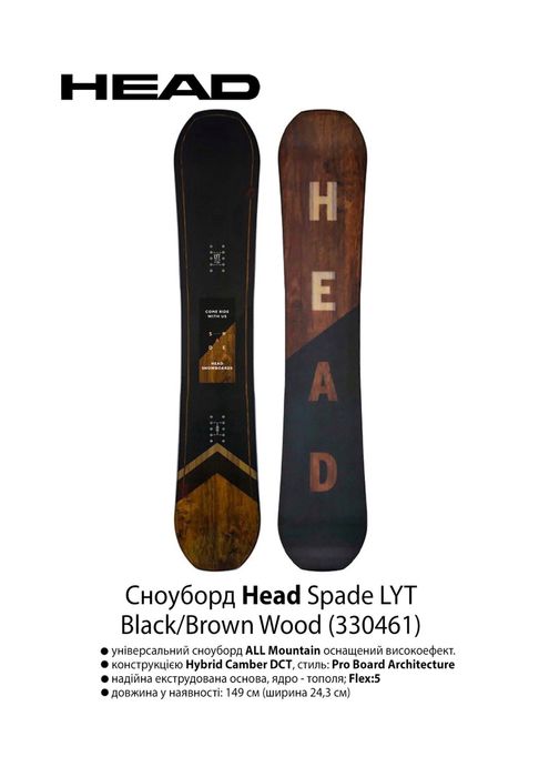 Нові сноуборди Head