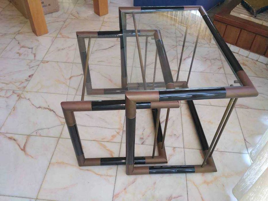 Duas mesas apoio italianas 60x45x50 em muito bom estado