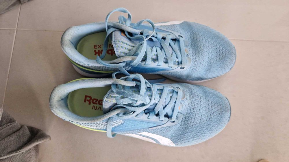 Ténis Reebok Nano X3 azuis, tamanho 36