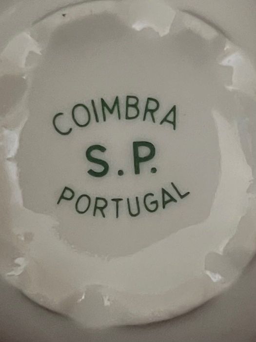 Conjunto Chá/Café Porcelana SP Coimbra Antiga