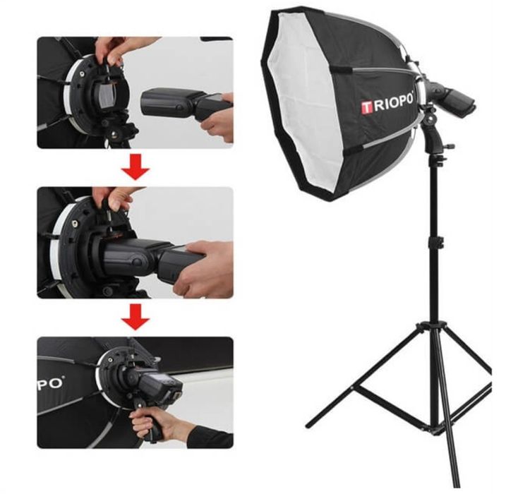 Октобокс Triopo 65 см Софтбокс для вспышки