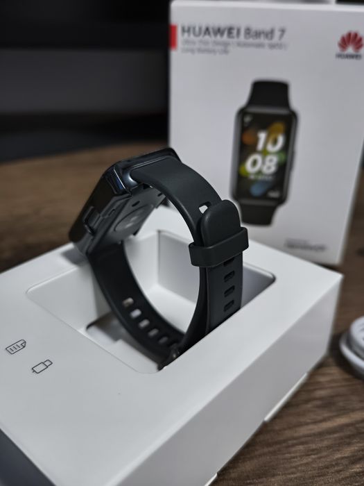 Smartwatch Huawei Band 7 nowe szkło etui + nowy pasek