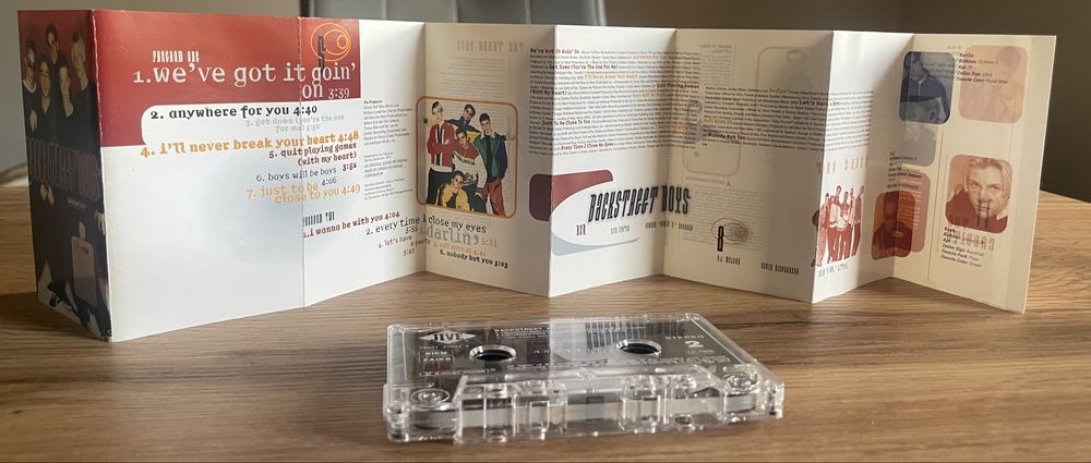 Backstreet boys kaseta  oryginalna hologram zaiks