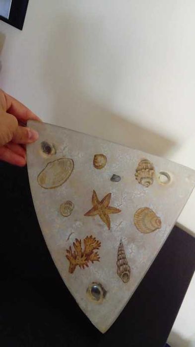 Prato decorativo pintado à mão