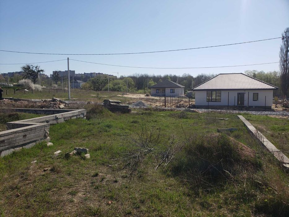 Ділянка з фундаментом під огорожу та будинок, 9,6 сот, Богунія