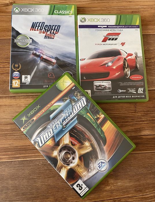 Ігри для Xbox\Xbox 360: Fable, NFS, Mortal Kombat, Portal 2, GTA.