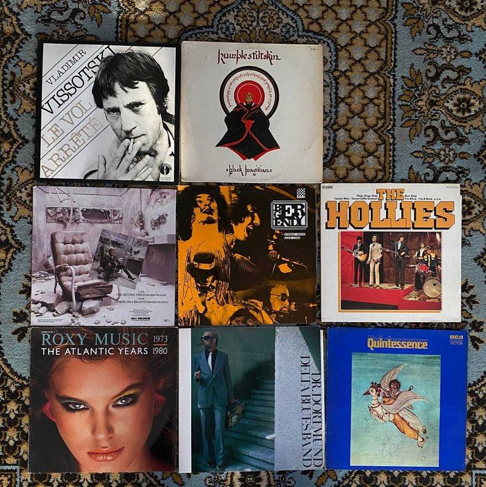 Вінтажні вінілові пластинки